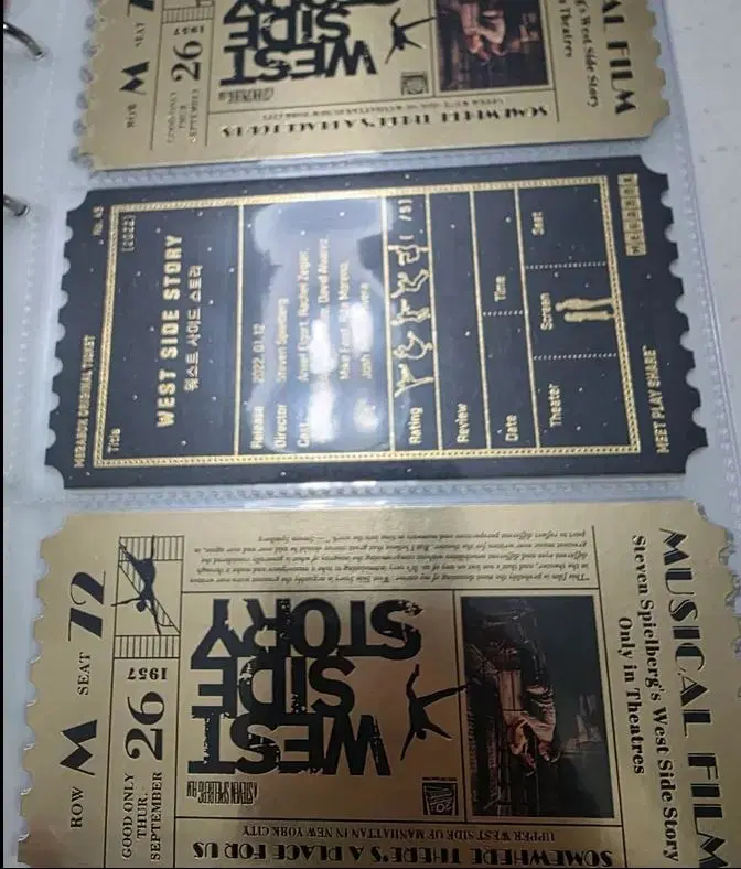 웨스트사이드스토리 오티 메가박스 오리지널티켓