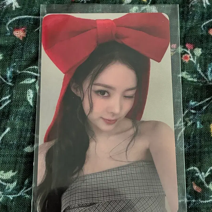미야오 나린 에버라인 럭키드로우 리본 포토카드