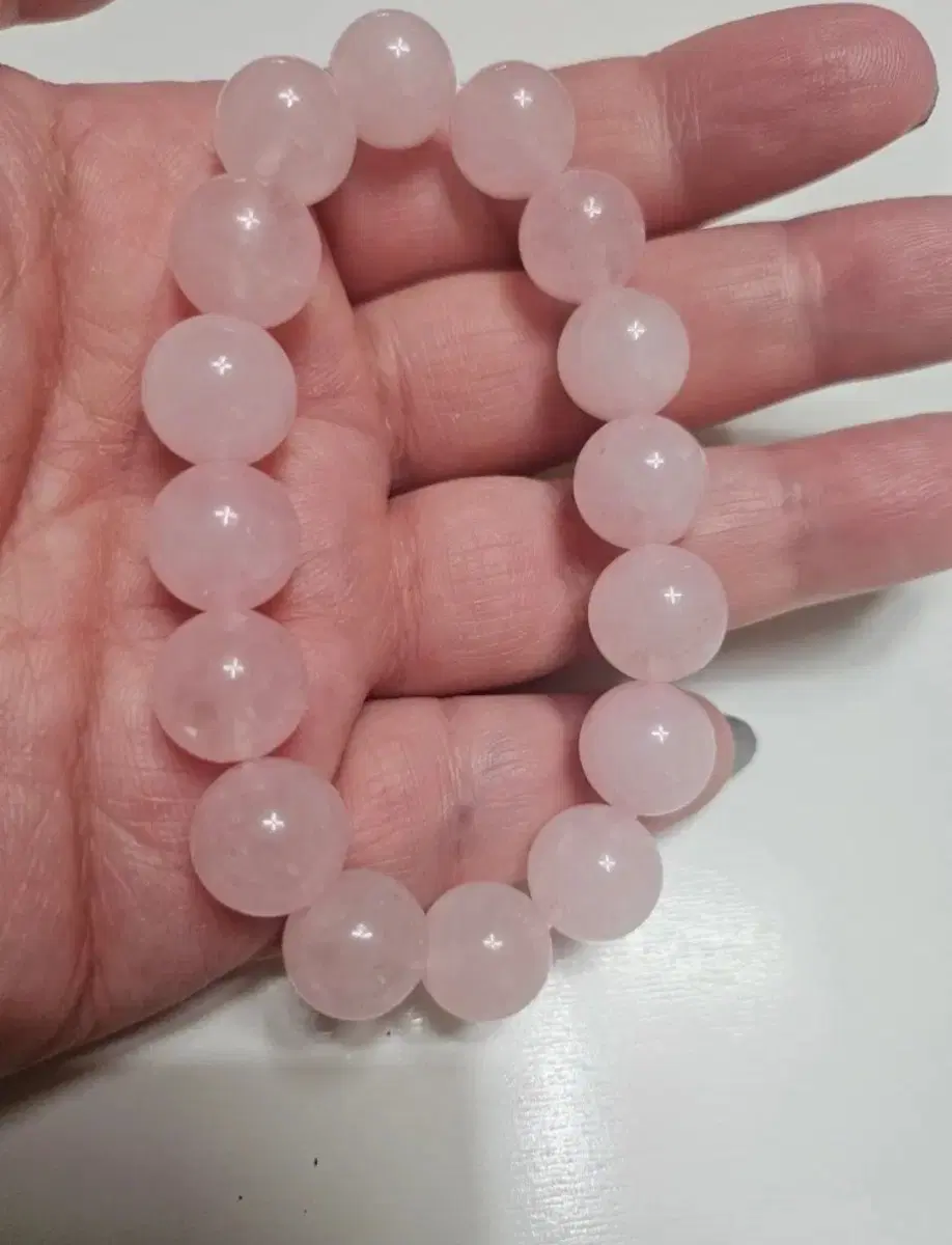 Rose Quartz Raw Stone Bracelet