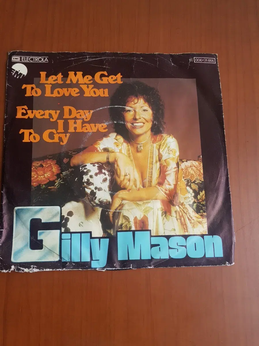 염가음반 유로디스코 Gilly Mason 독일반 7인치싱글 바이닐vinyl 도넛판 45rpm