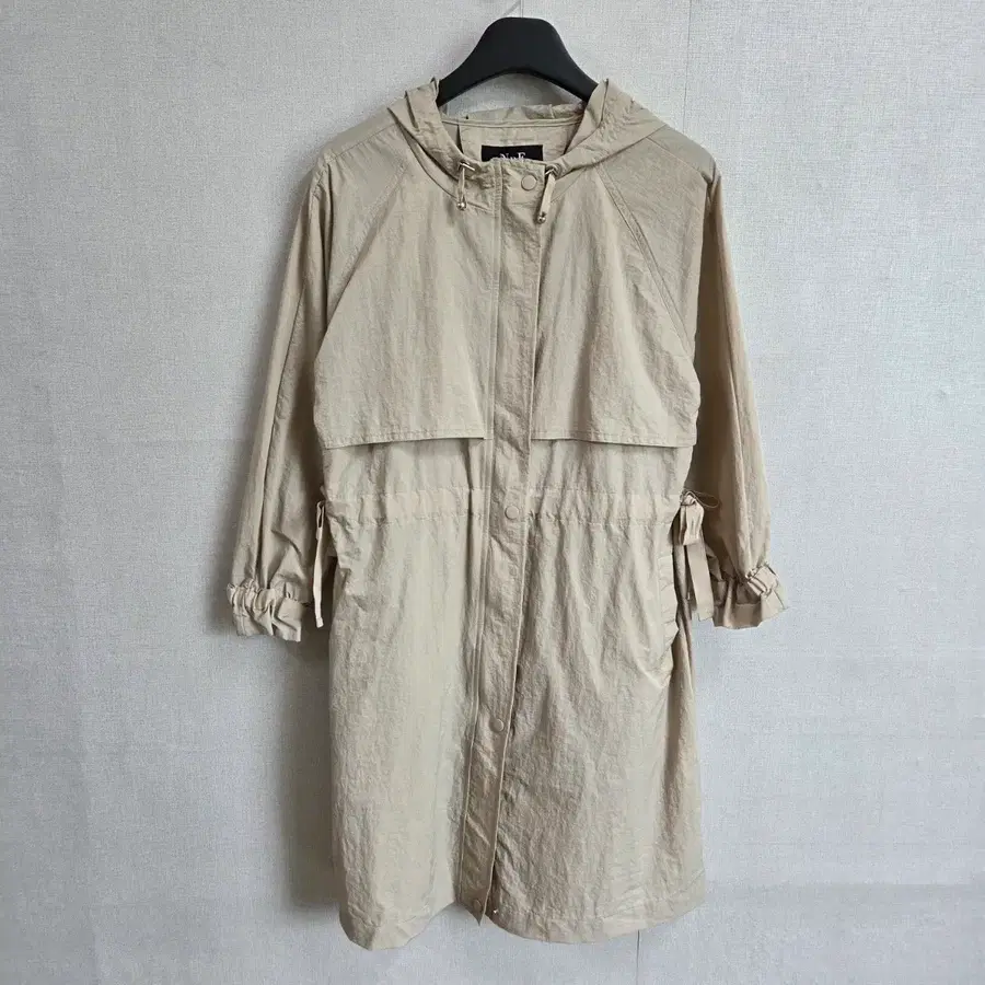 NnF 여성 바람막이 롱 트렌치 베이지 55 JJ3675