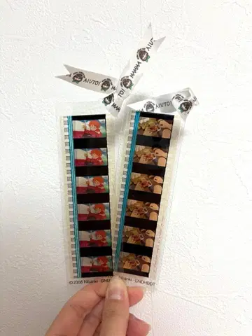 미타카의 숲 지브리 미술관 벼랑 위의 포뇨 필름 마커 2장 세트
