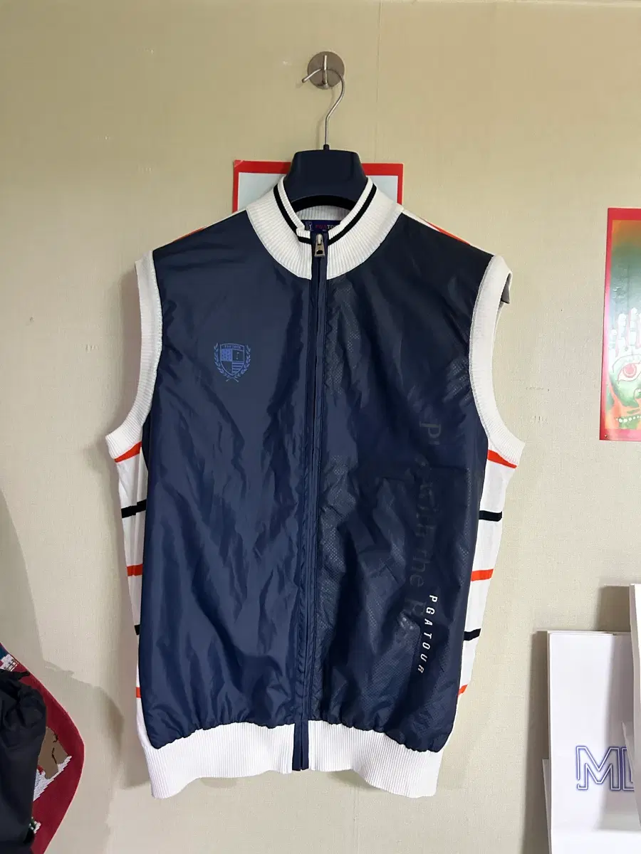 PGATOUR 골프 남성 조끼 네이비