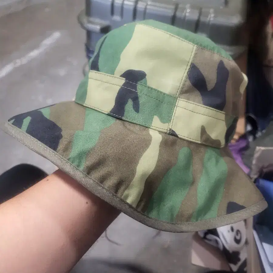 카모플라쥬 벙거지 모자