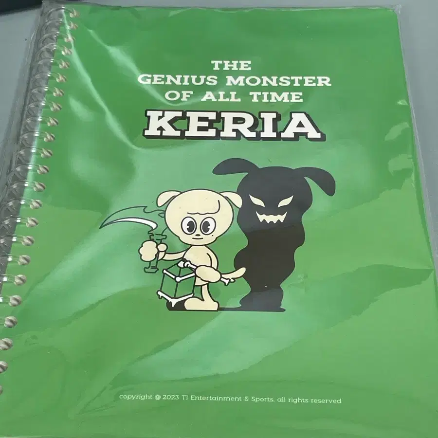 T1 애니멀킹덤 케리아 공책 노트