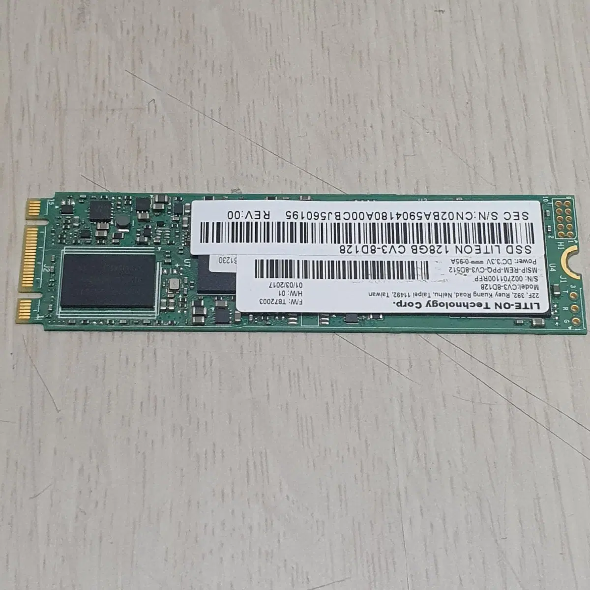라이트온 LITE-ON CV3 M.2 SATA SSD 128GB