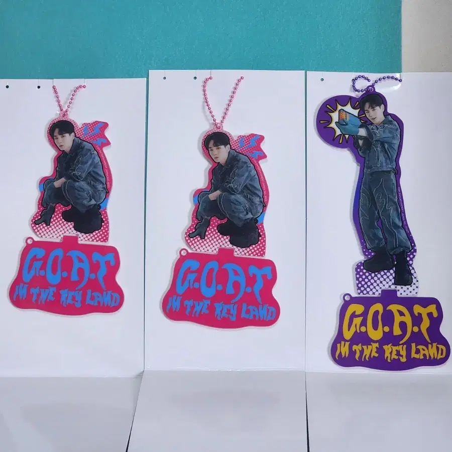 샤이니 키 일본 키랜드 GOAT 염소콘 3WAY 아크릴 키홀더