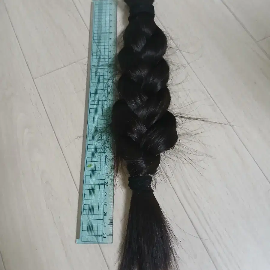 사람 생머리 30cm