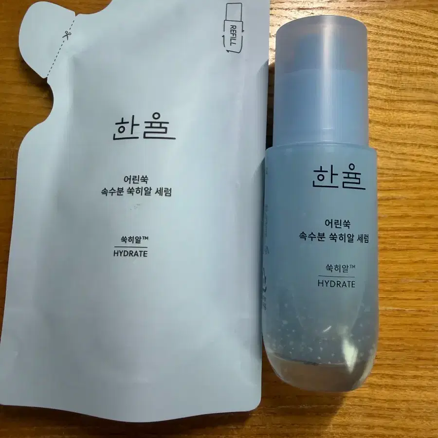 한율 어린쑥 속수분 쑥히알 세럼 (본품+리필)