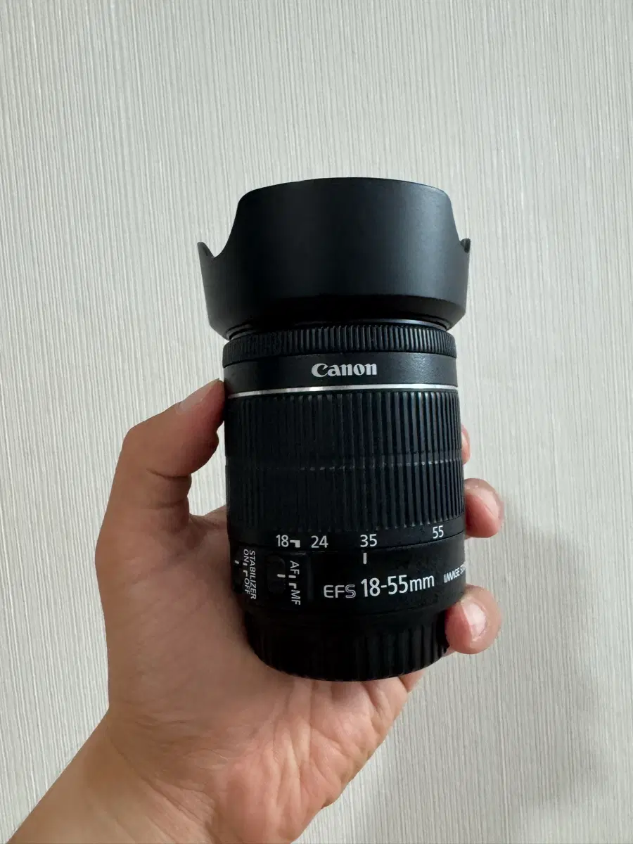ef-s stm 1855 번들렌즈 상태 좋음