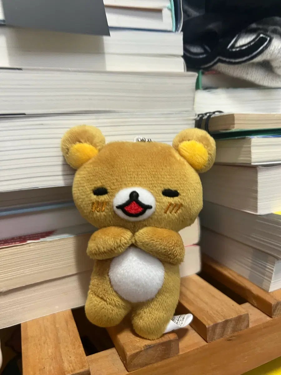 리락쿠마 부끄 인형 키링