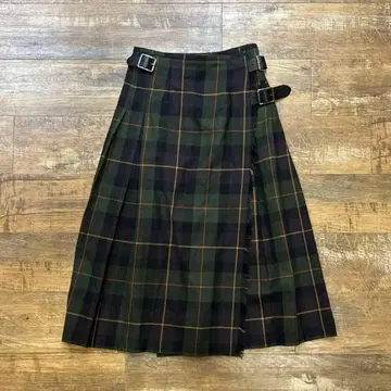 O'NEIL of DUBLIN 델리 카난 롱 스커트 체크