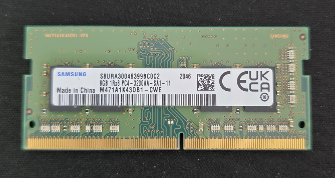 삼성 노트북용 DDR4 8G 3200 메모리 팝니다