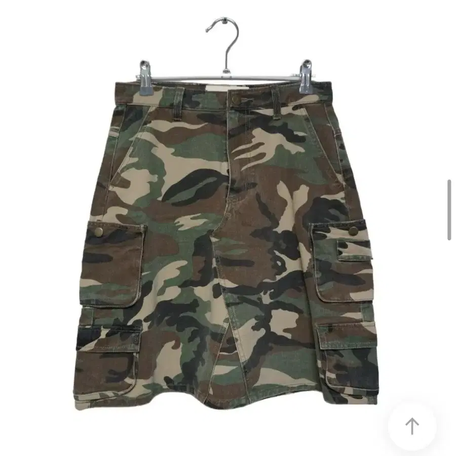 모레하우스 코이세이오 허그유어스킨 김아홉 camouflage cargo skirt