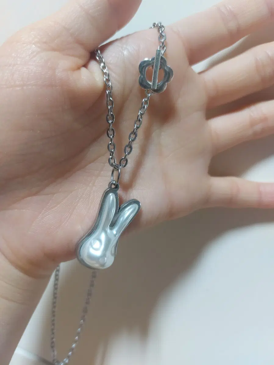 토끼 팬던트 목걸이