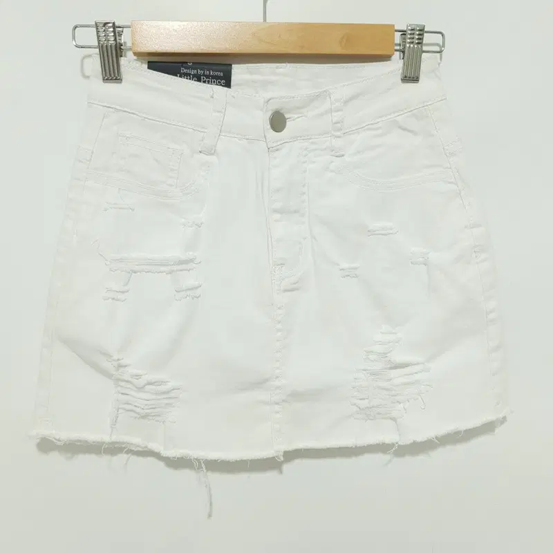 데님 스커트 화이트 S_S2764
