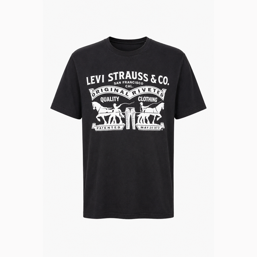 LEVI STRAUSS & CO 리바이스 코튼 100% 프린팅 티셔츠 - Women (4968)