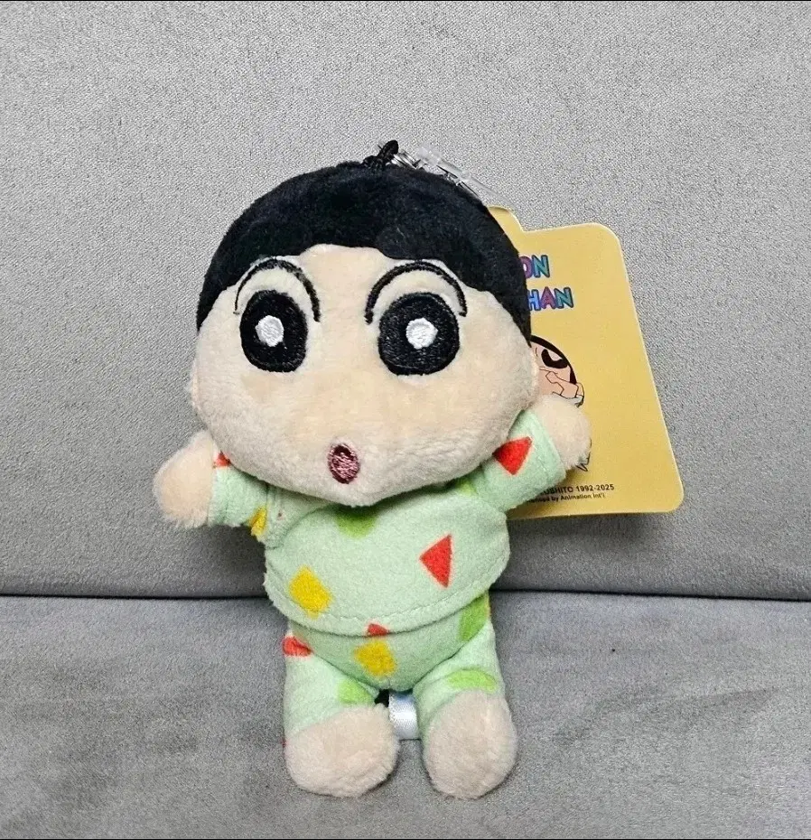 정품 짱구는못말려 짱구 파자마 8cm 키링 인형