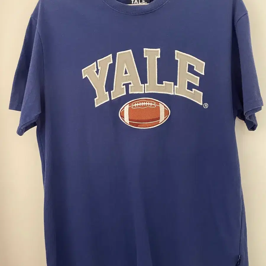 [S] YALE 예일 블루 풋볼 반팔티