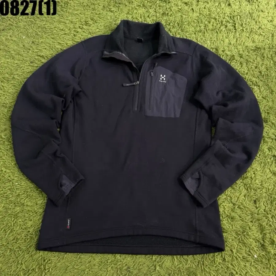 Haglofs 플리스 풀오버 블랙