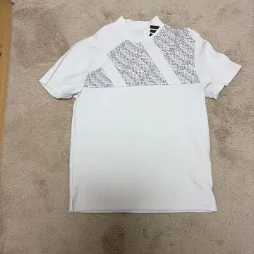 adidas 골프웨어 BOS 모티브 모크넥 셔츠 화이트 M
