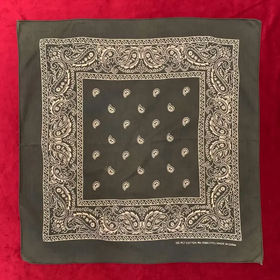 VTG 페이즐리 패턴 반다나