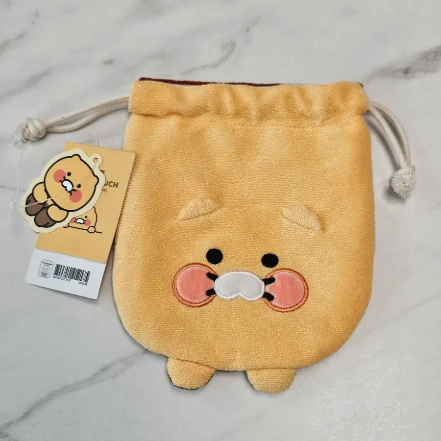 카카오프렌즈 춘식이 스트링 미니 화장품 파우치 복주머니