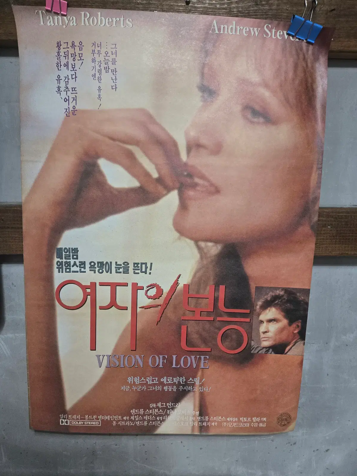 여자의 본능/ 오리지널 포스터 / 영화자료 수집