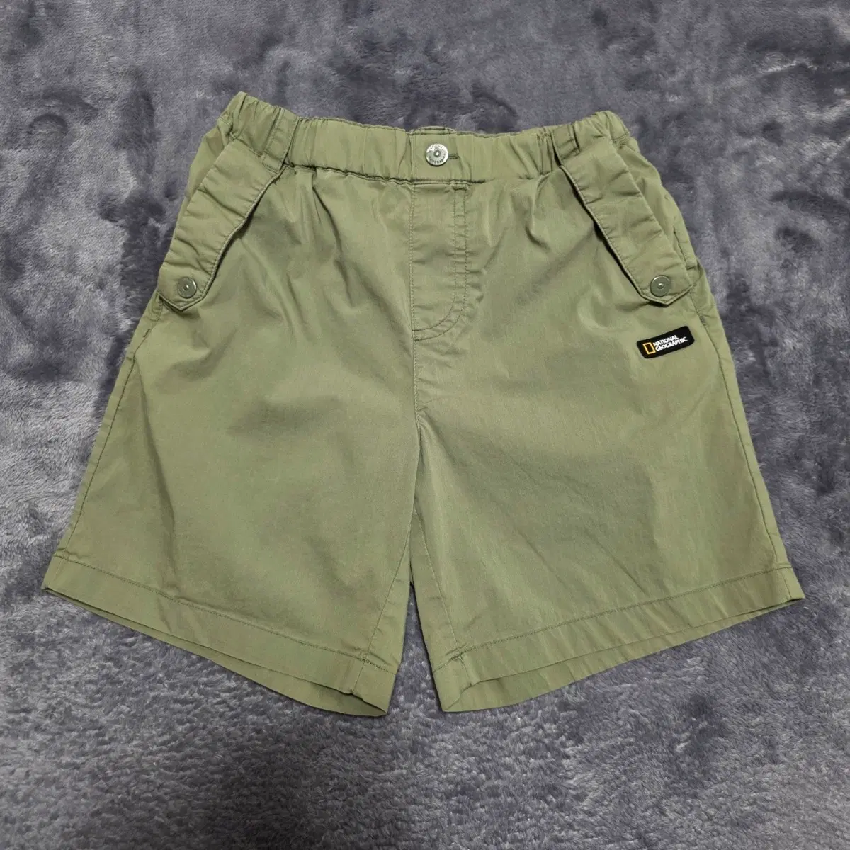 (120)내셔널지오그래픽 키즈 반바지 올리브