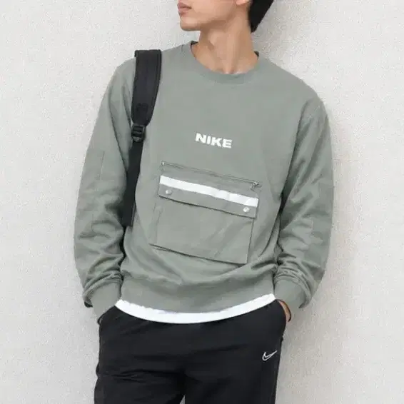(L)나이키 남자 시티메이드 맨투맨 롱슬리브 W5155