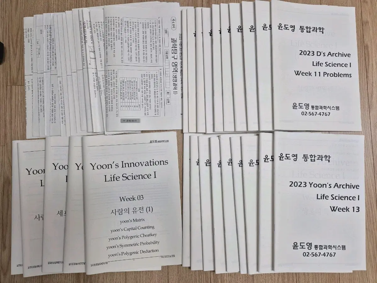 (총문제수1200개이상)윤도영 현강자료일괄(n제, 실모)