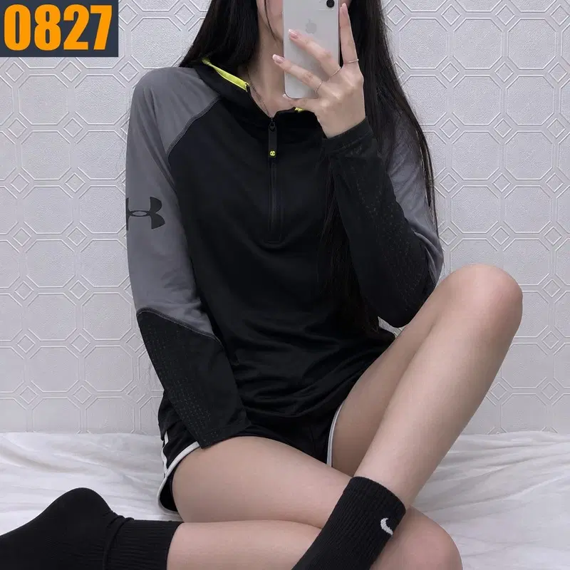 100 언더아머 기능성 반집업