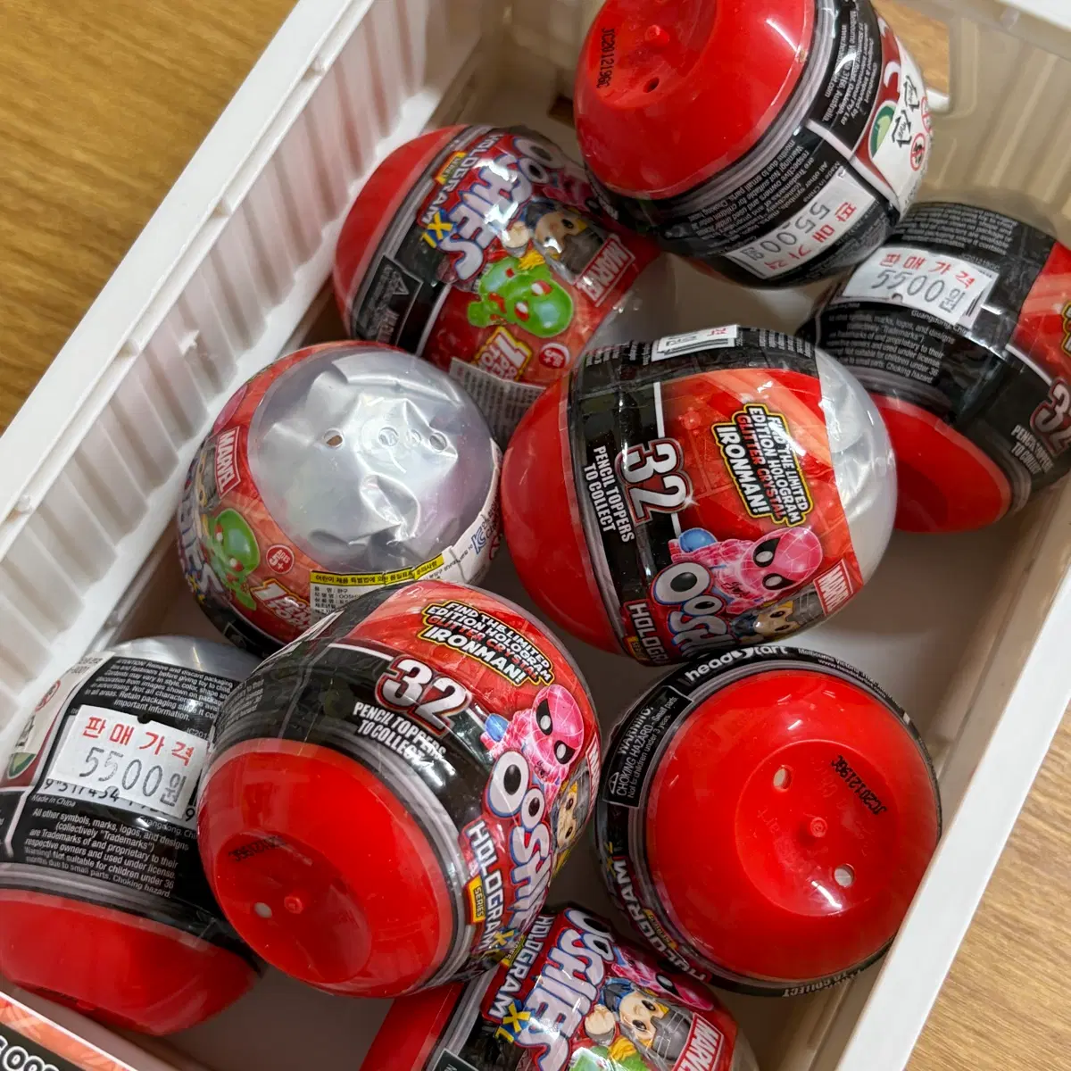 [새상품] 마블 랜덤 미니 피규어 Marvel Ooshies XL Hologram Series