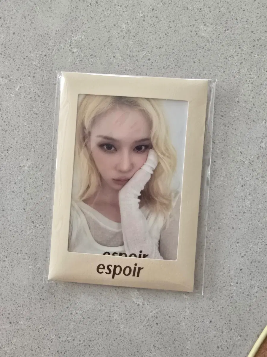 에스파 윈터 에스쁘아 포카 4종 미개봉 세트 미개봉 espoir winter 포카