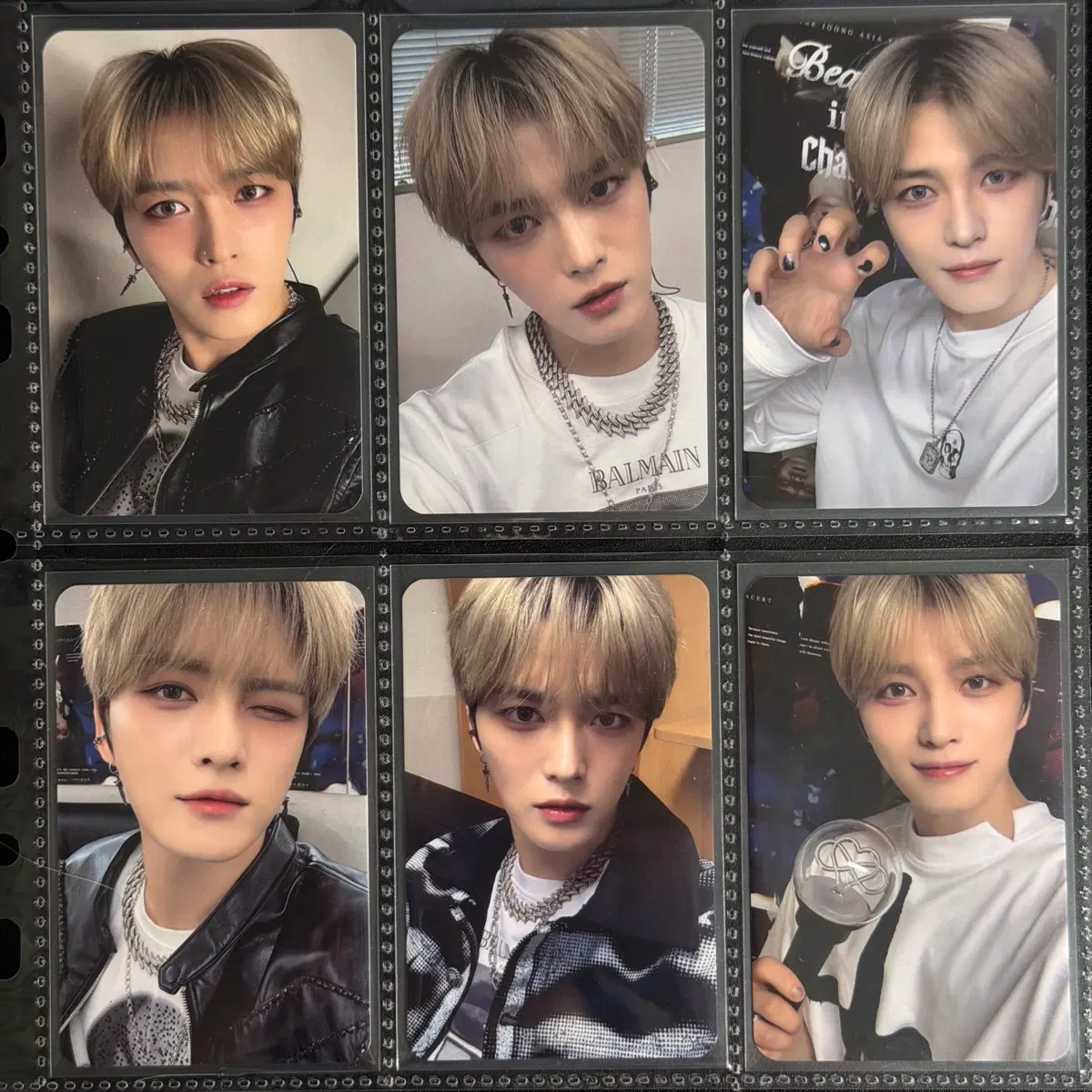 김재중 중국 팬미 포카 세트 (9장)