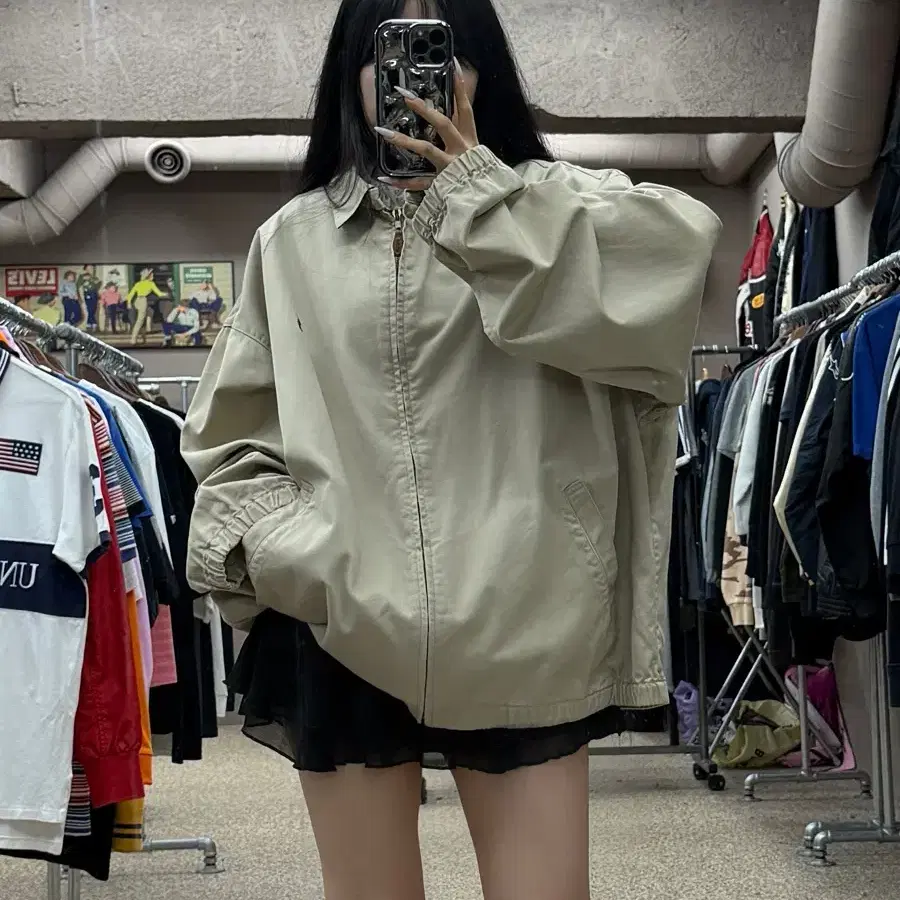 폴로 랄프로렌 스윙탑 자켓 베이지 S263