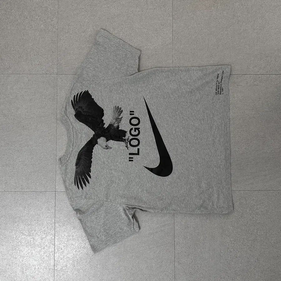나이키X오프화이트 티셔츠 XL