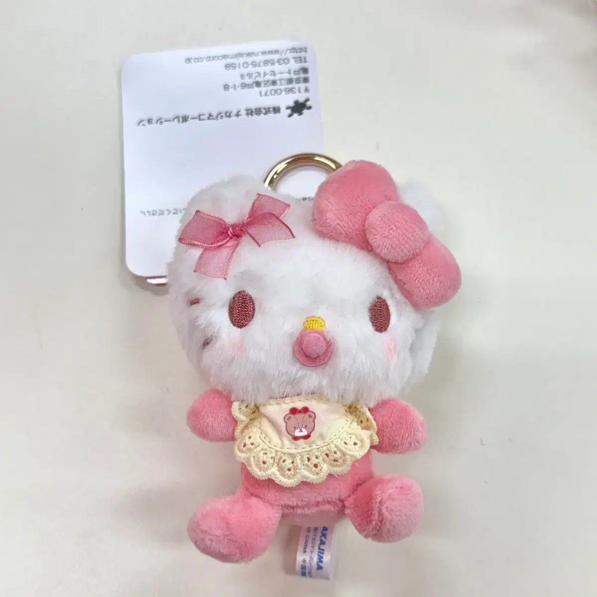 산리오 헬로키티 베이비 마스코트 인형 키링