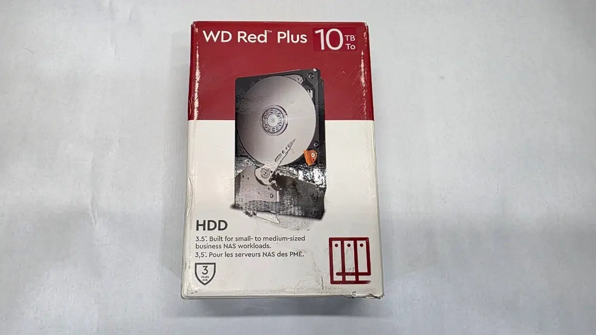 [미개봉/새제품] WD RED Plus 10TB NAS HDD (WD101EFBX)