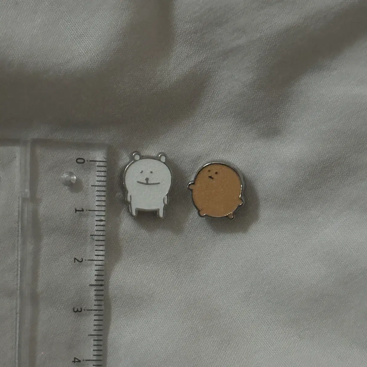 3개 일괄) 나가노마켓 농담곰 캐라태그 파츠