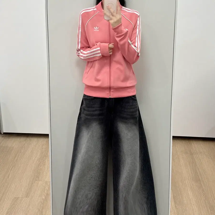 아디다스 딸기우유 핑크 트랙탑 져지