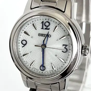 세이코 SEIKO 여성용 손목시계 작동 전파 솔라 연마 완료 s2353