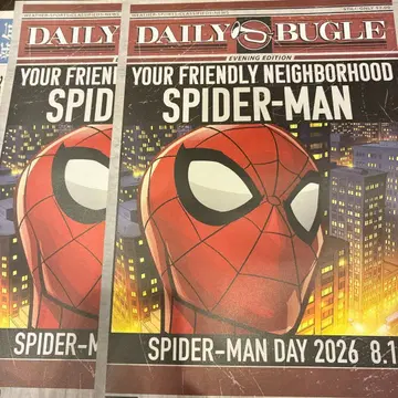 DAILY BUGLE 스파이더맨 포스터 2장 세트