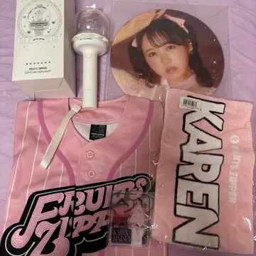 FRUITS ZIPPER 마츠모토 카렌 최애 응원 유니폼 묶음 판매
