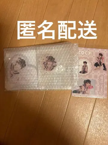 ZOCX 오오모리 야스코 하트 거울 스마트폰 그립 스티커 세트