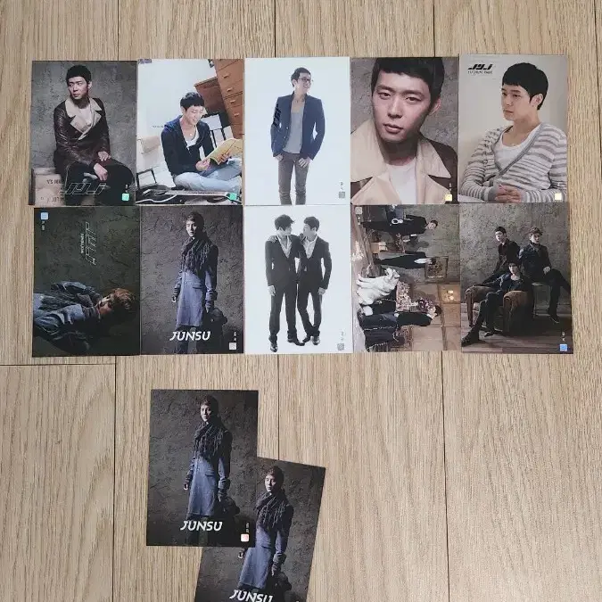 [공식/상태최상] JYJ 공식 포토카드/엽서 10종 일괄 세트 (김준수 여분 개별 가능)