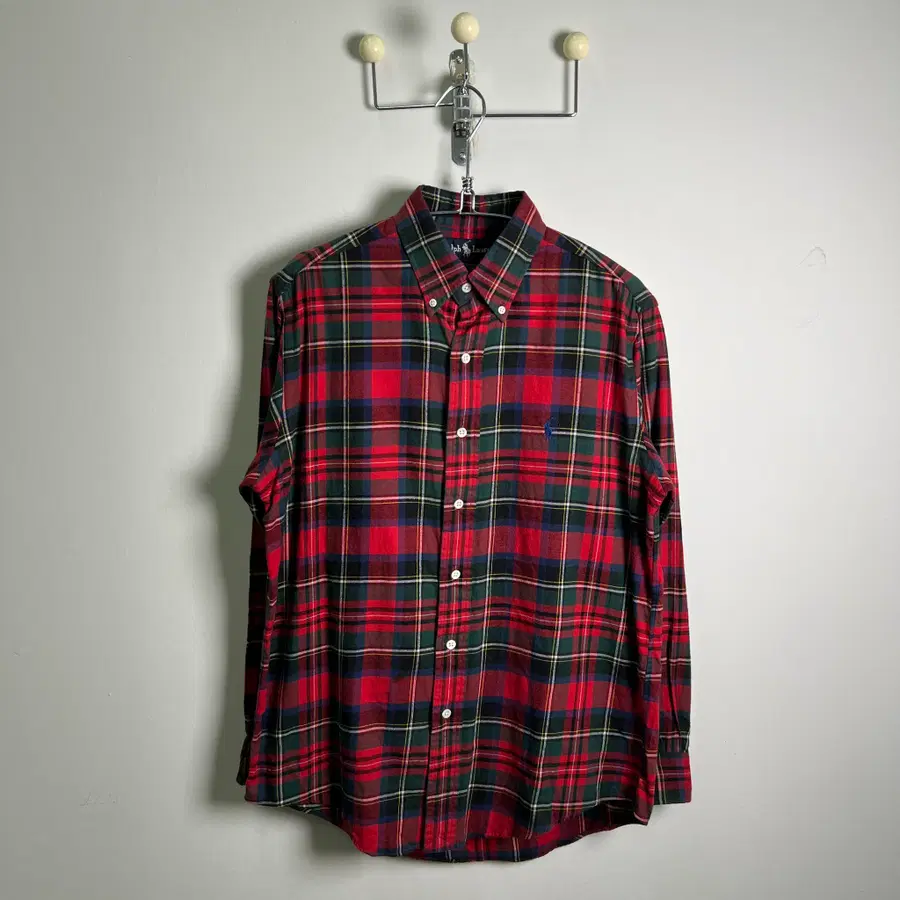 90s POLO 폴로 랄프로렌 블레이크 타탄체크 셔츠 90