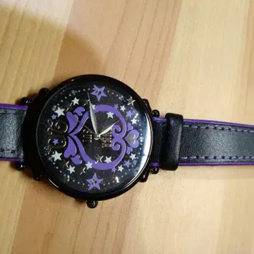 [ 한정판 레어 ] ANNA SUI 안나수이 손목시계 20주년 기념 퍼플 블랙