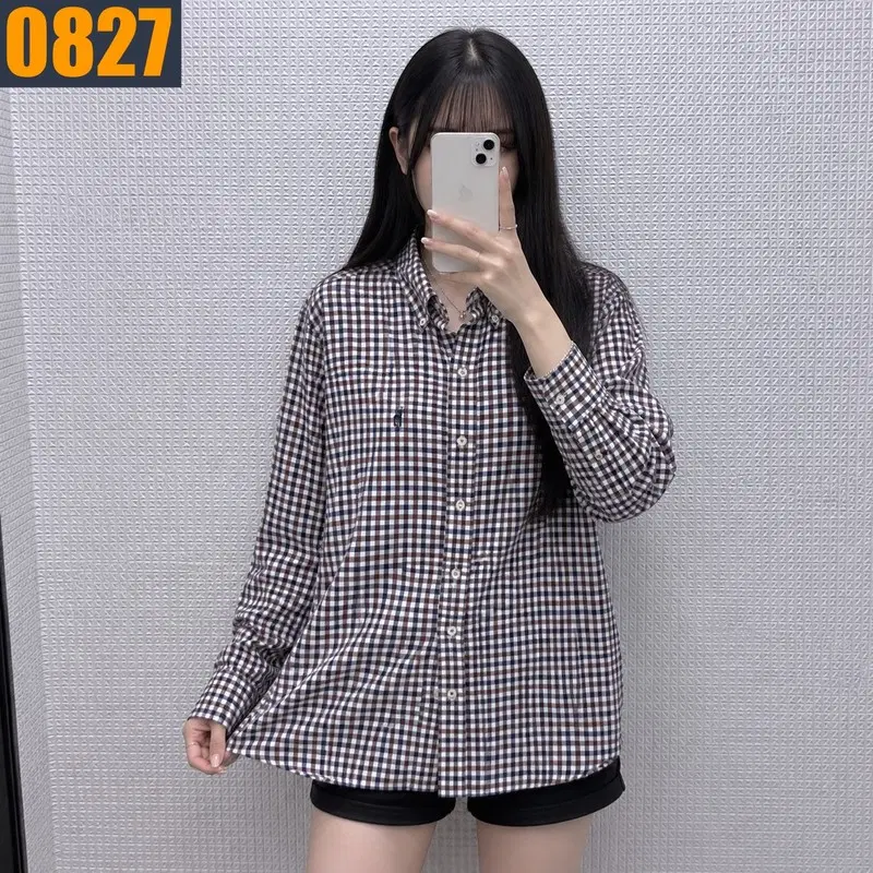 95 HAZZYS 헤지스 체크 셔츠