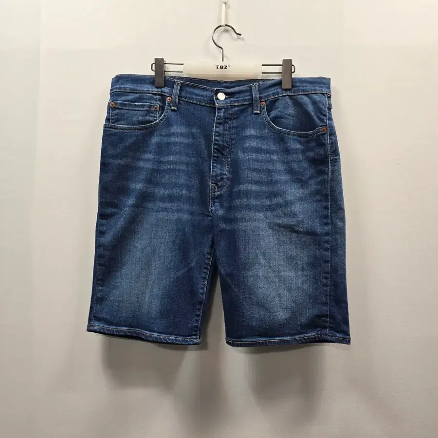 1155 리바이스 데님 반바지 블루